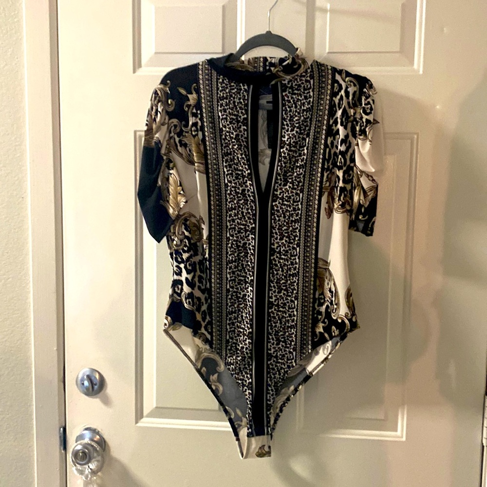 Plus Size “First Class Only” Bodysuit - 1X